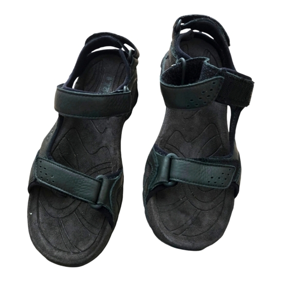 Leather Teva Velcro sandals Mens 8.5 Women's 10 - Picture 1 of 7